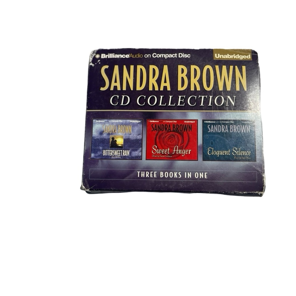 Sweet Anger,‎ Bittersweet Rain & Eloquent by Sandra Brown (Unabridged CD Audio)